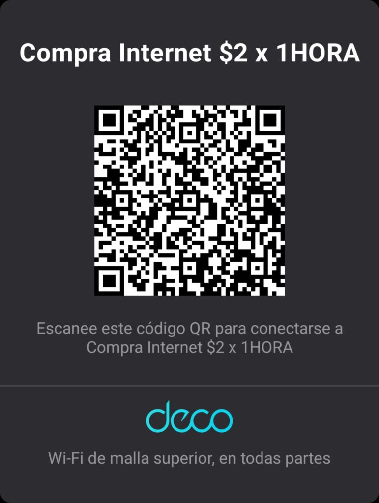 Escanea, o busca en tus redes como "Compra internet #2 x 1HORA"